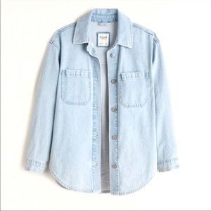 Abercrombie & Fitch Denim Shirt Jacket